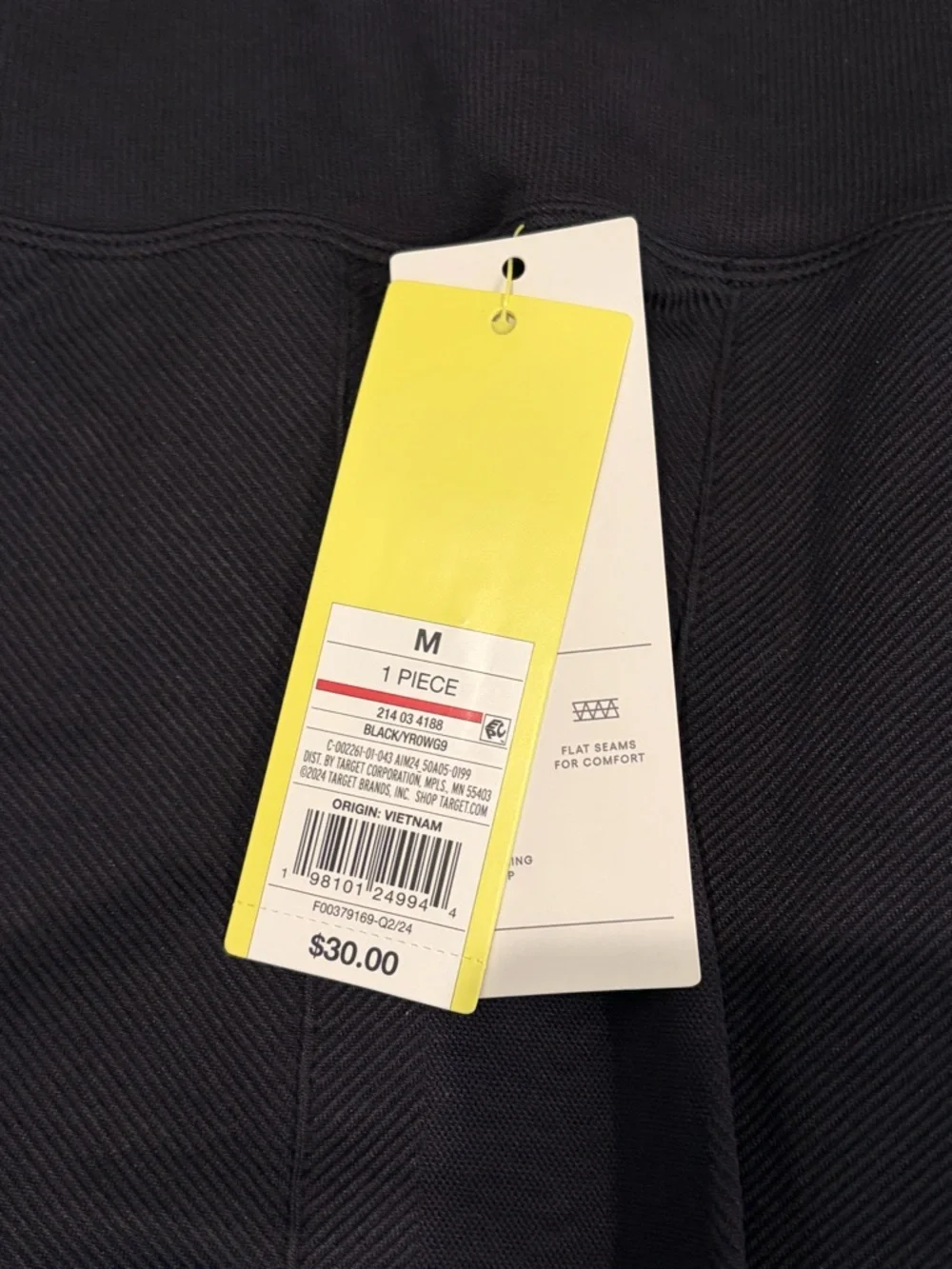 Black All in Motion High-Rise 7/8 Seamless Legging - NWT